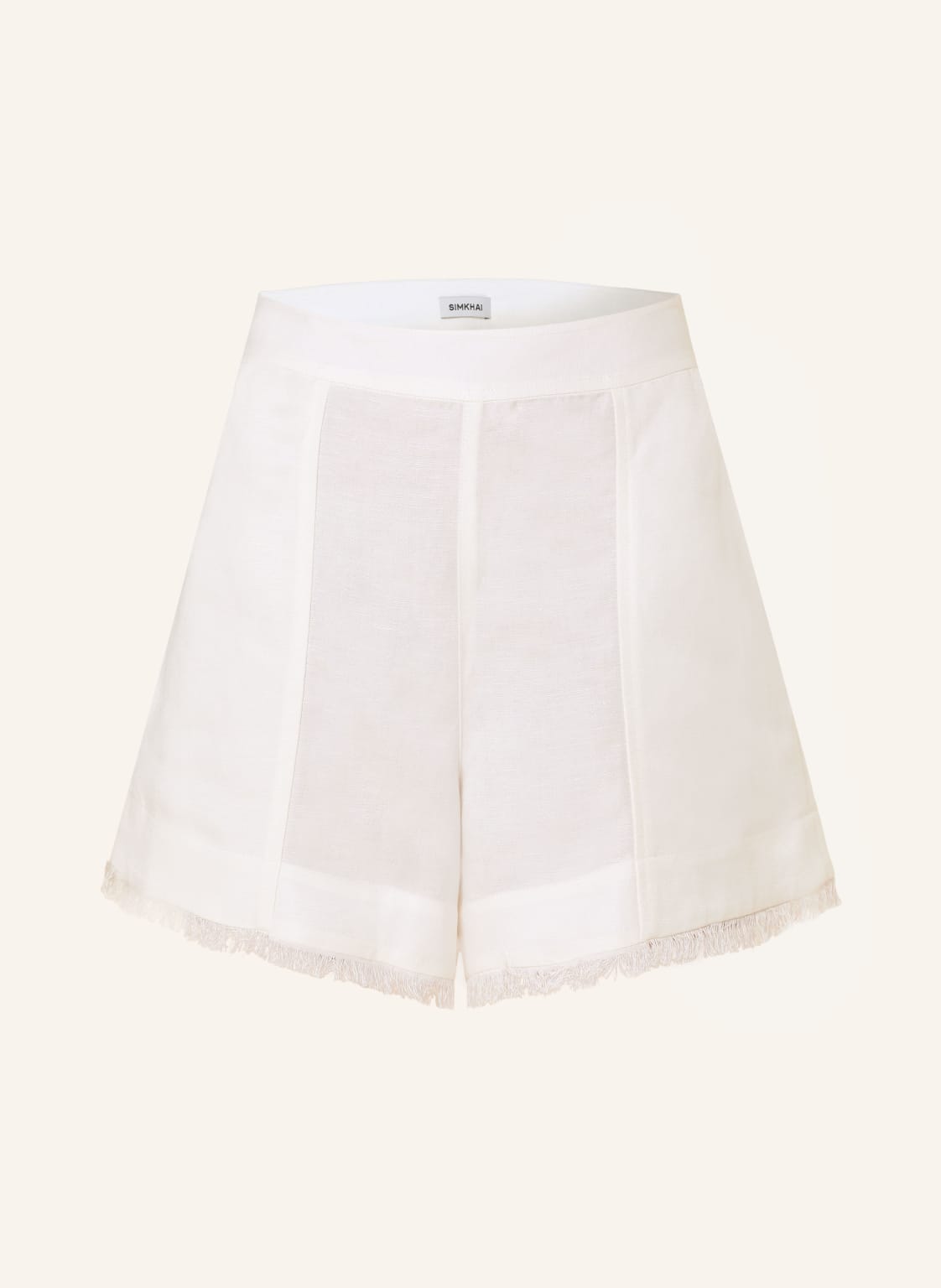 Simkhai Shorts Dax Mit Leinen weiss von SIMKHAI