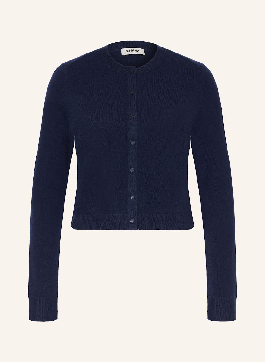 Simkhai Strickjacke Libby Aus Cashmere blau Simkhai Strickjacke Libby Aus Cashmere blau von SIMKHAI