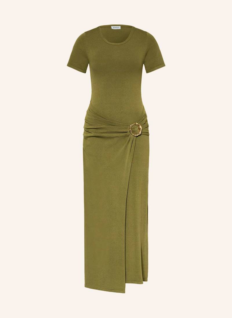 Simkhai Strickkleid Soren In Wickeloptik gruen von SIMKHAI