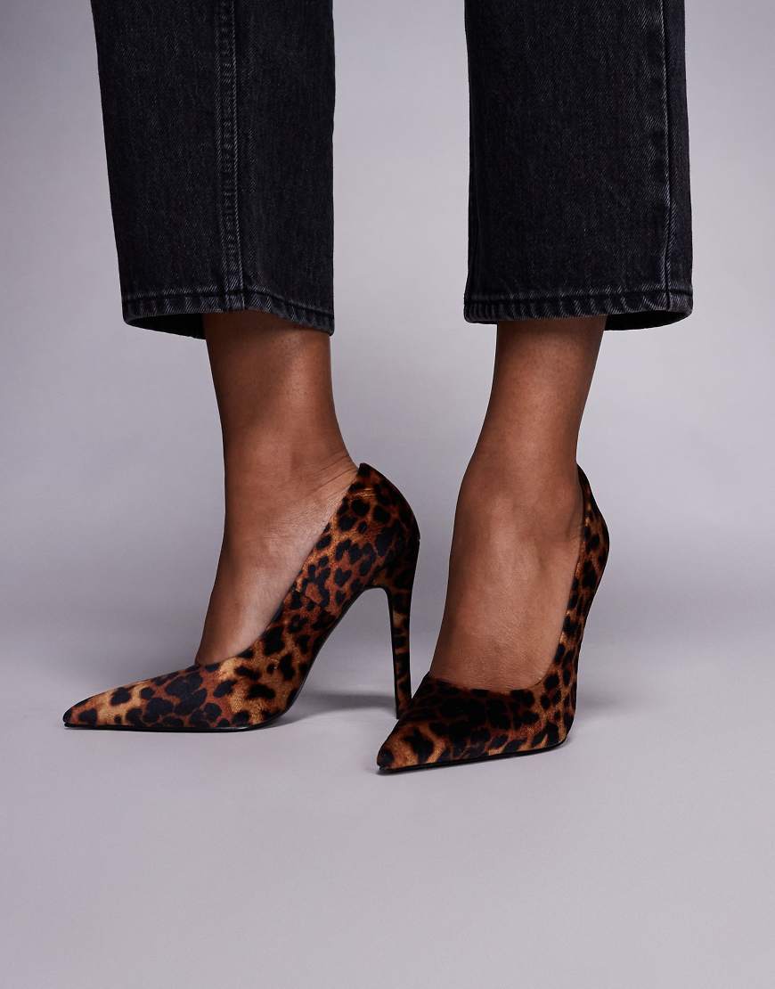 Simmi London - Alez - Pumps mit Leopardenmuster und Stiletto-Absatz-Bunt von SIMMI Shoes