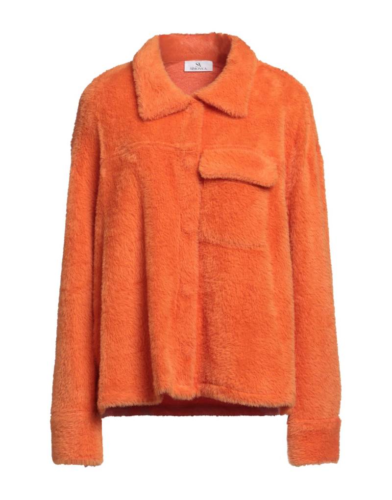 SIMONA A Shearling- & Kunstfell Damen Orange von SIMONA A