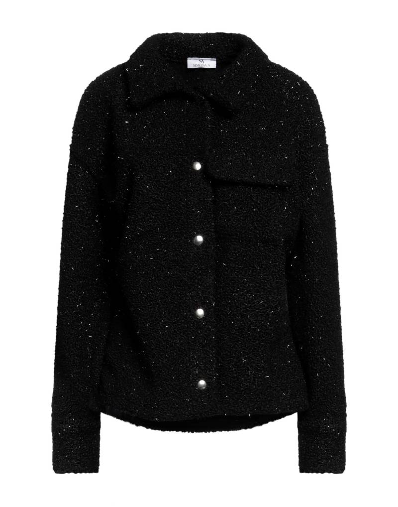 SIMONA A Shearling- & Kunstfell Damen Schwarz von SIMONA A