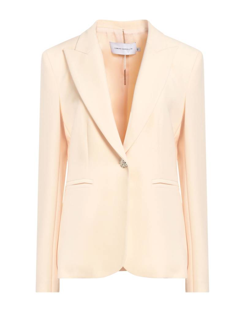SIMONA CORSELLINI Blazer Damen Beige von SIMONA CORSELLINI