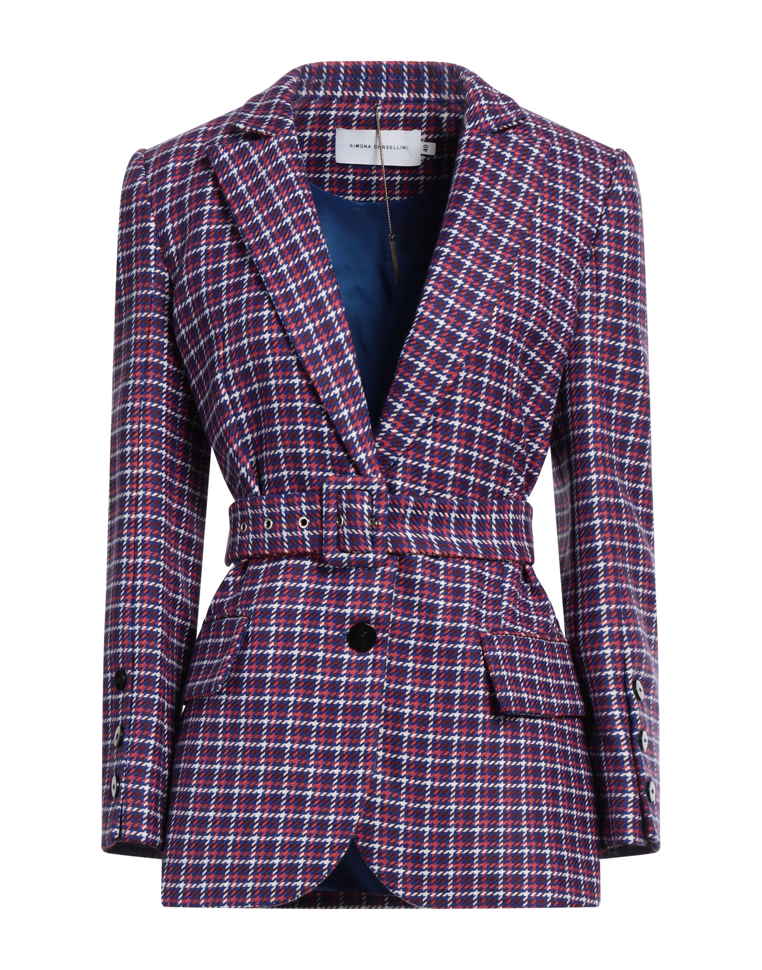 SIMONA CORSELLINI Blazer Damen Blau von SIMONA CORSELLINI