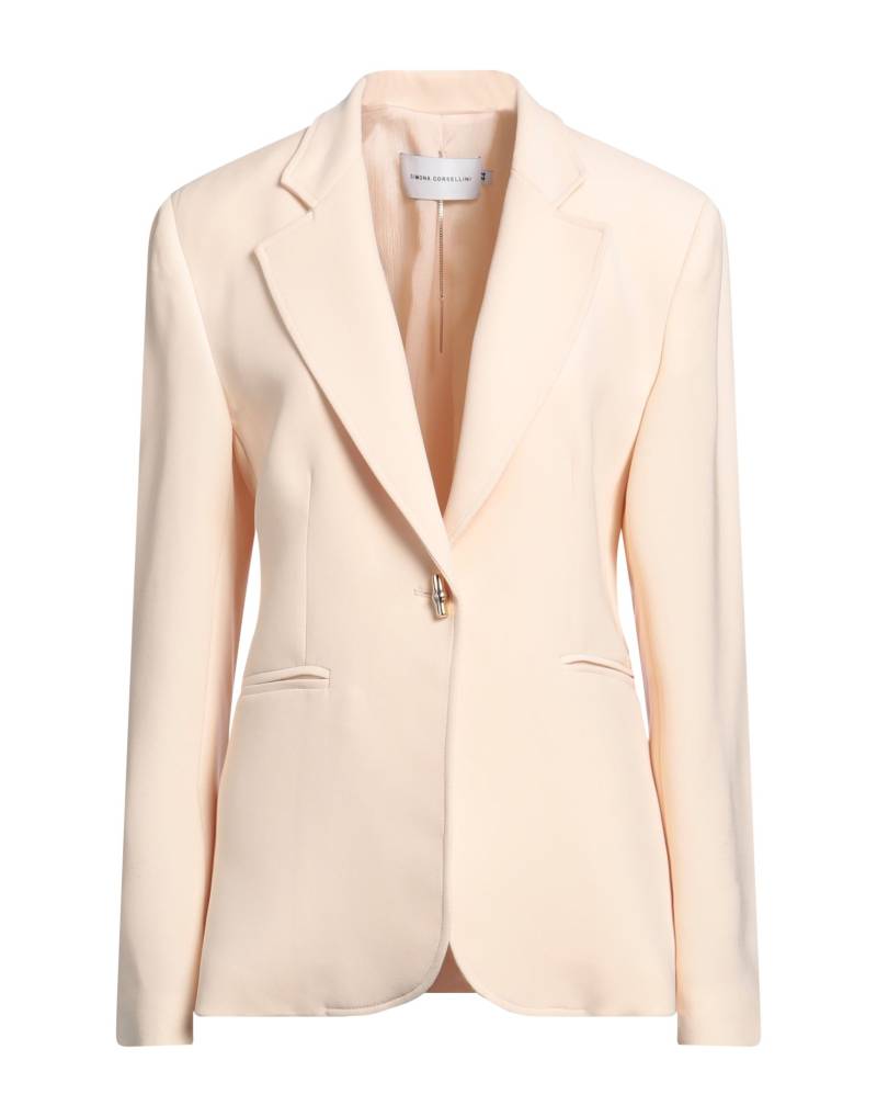 SIMONA CORSELLINI Blazer Damen Cremeweiß von SIMONA CORSELLINI