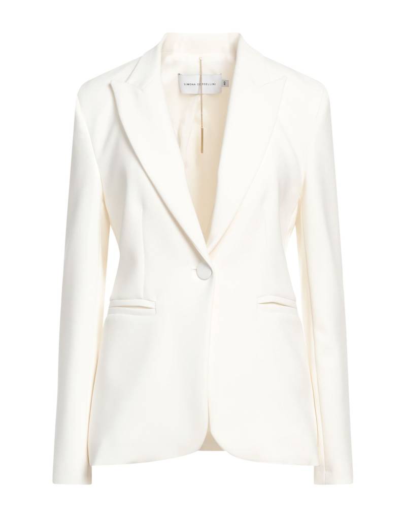SIMONA CORSELLINI Blazer Damen Elfenbein von SIMONA CORSELLINI