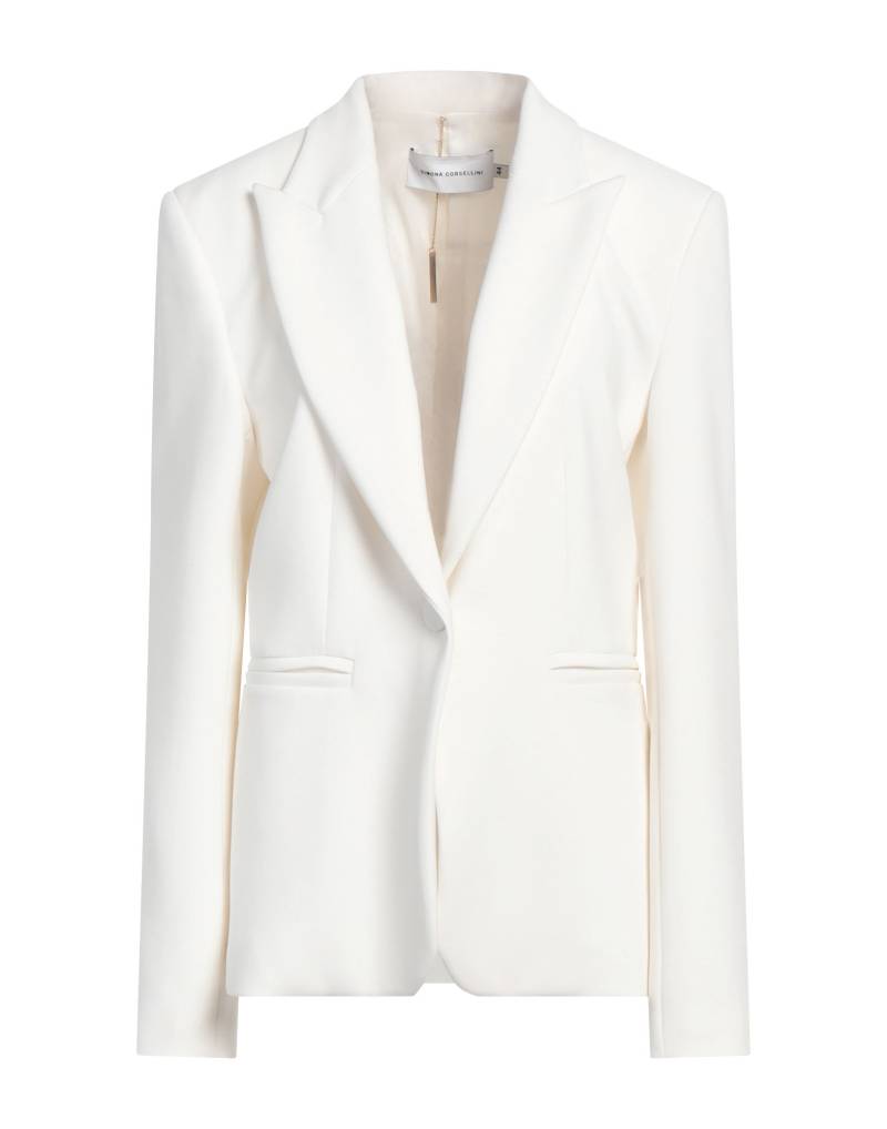 SIMONA CORSELLINI Blazer Damen Elfenbein von SIMONA CORSELLINI