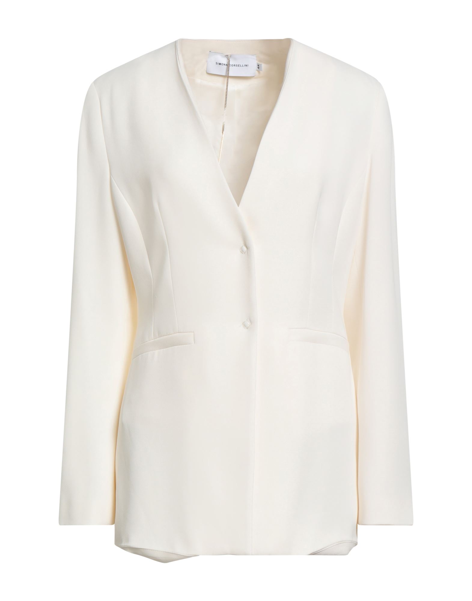 SIMONA CORSELLINI Blazer Damen Elfenbein von SIMONA CORSELLINI