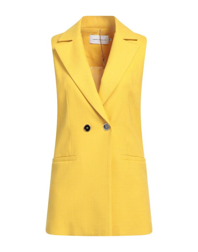 SIMONA CORSELLINI Blazer Damen Gelb von SIMONA CORSELLINI
