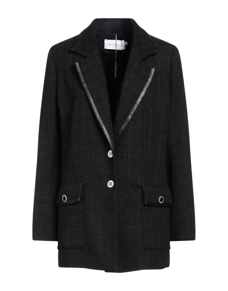 SIMONA CORSELLINI Blazer Damen Schwarz von SIMONA CORSELLINI