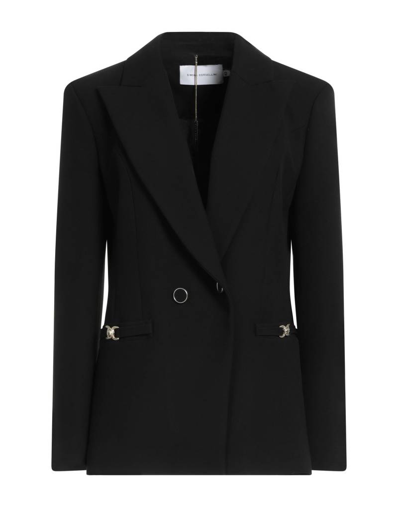 SIMONA CORSELLINI Blazer Damen Schwarz von SIMONA CORSELLINI