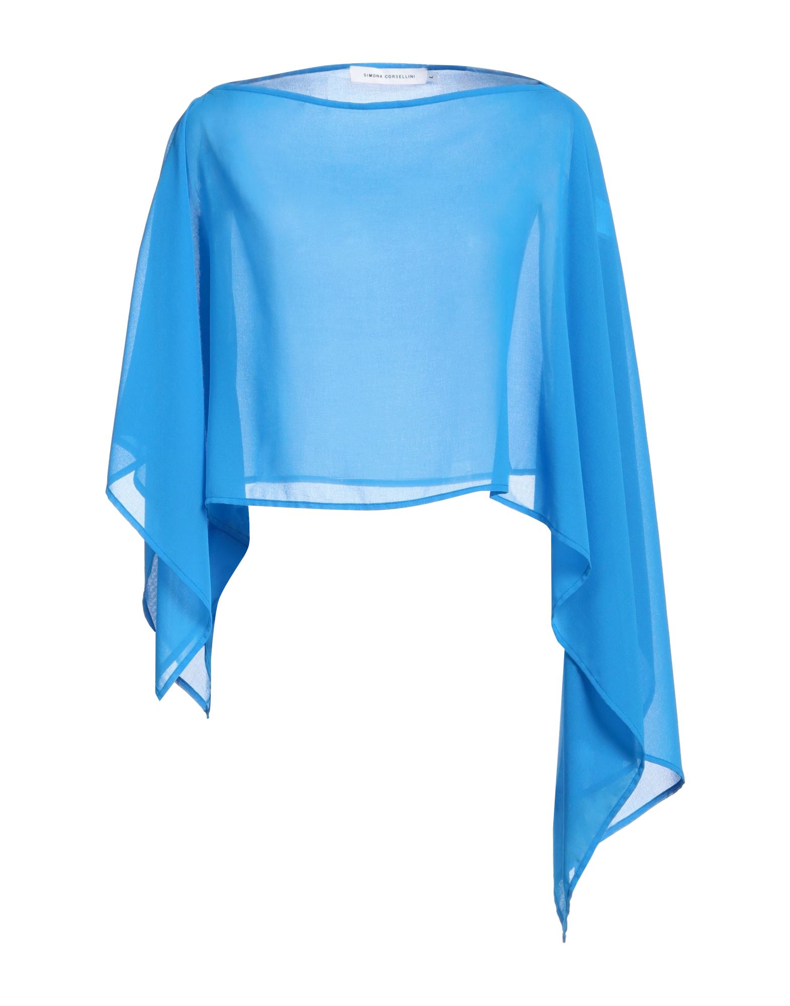 SIMONA CORSELLINI Cape Damen Azurblau von SIMONA CORSELLINI