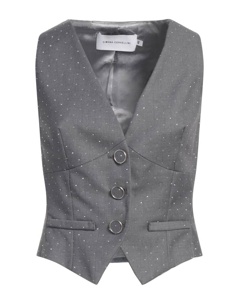 SIMONA CORSELLINI Couture-weste Damen Grau von SIMONA CORSELLINI