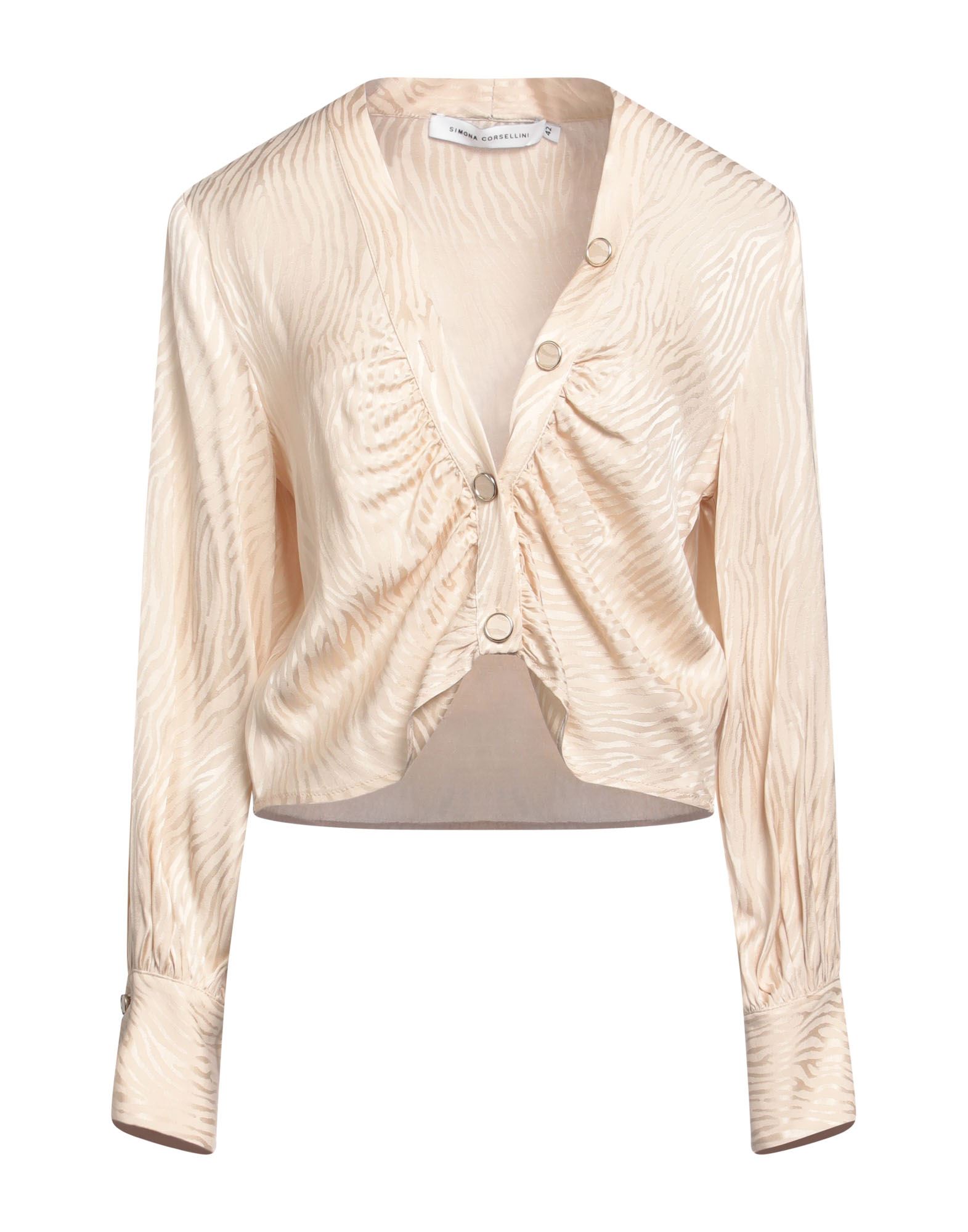 SIMONA CORSELLINI Hemd Damen Beige von SIMONA CORSELLINI