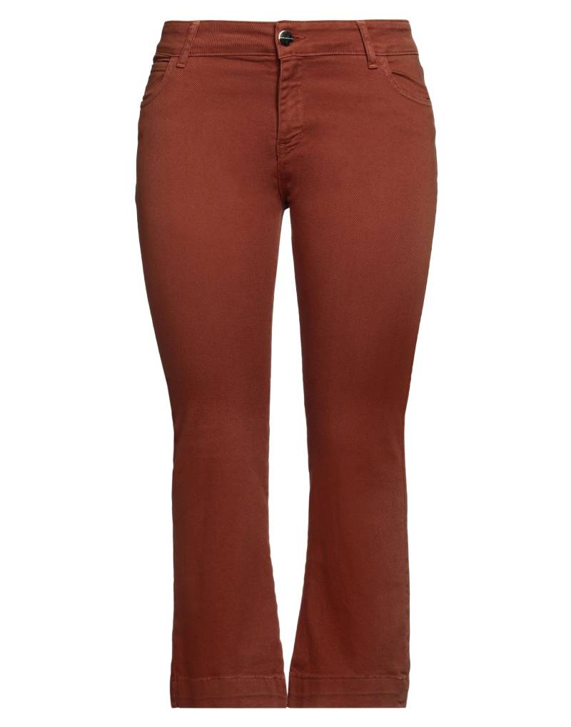 SIMONA CORSELLINI Hose Damen Braun von SIMONA CORSELLINI