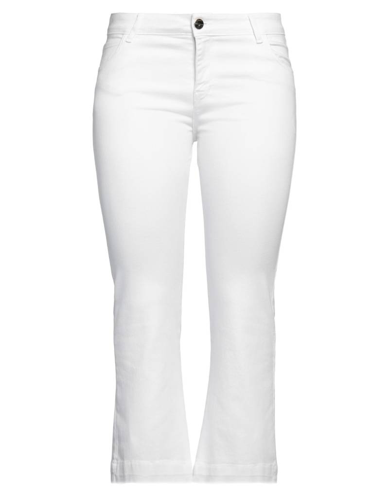 SIMONA CORSELLINI Hose Damen Weiß von SIMONA CORSELLINI