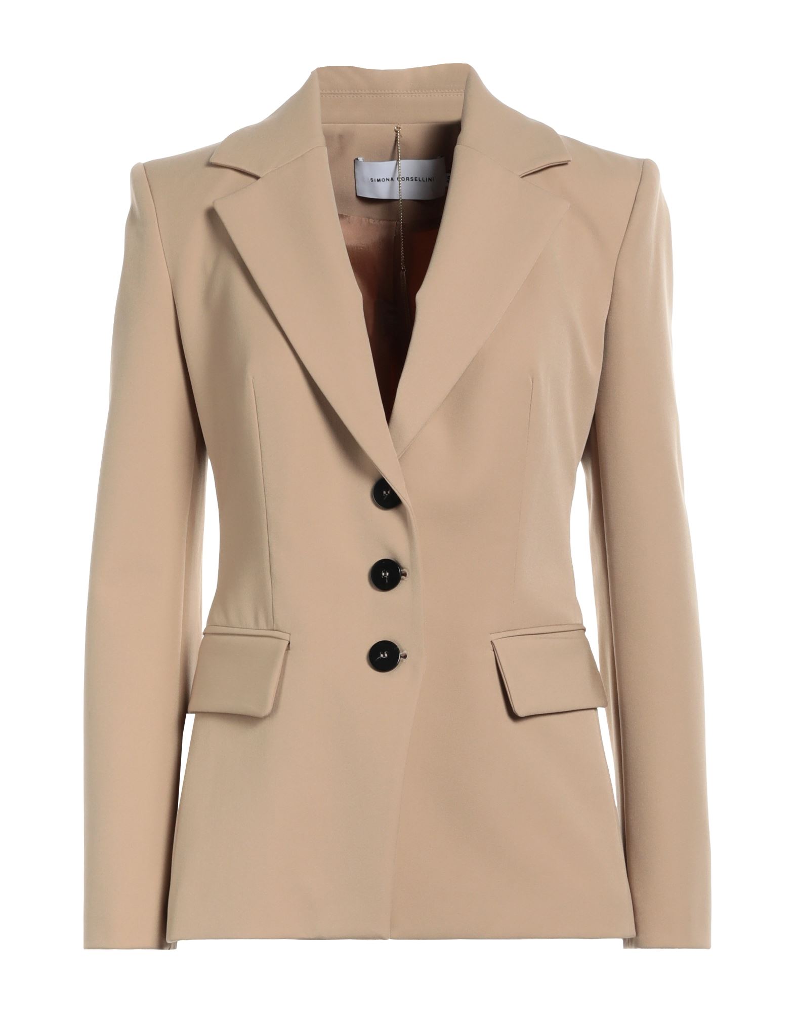 SIMONA CORSELLINI Blazer Damen Beige von SIMONA CORSELLINI