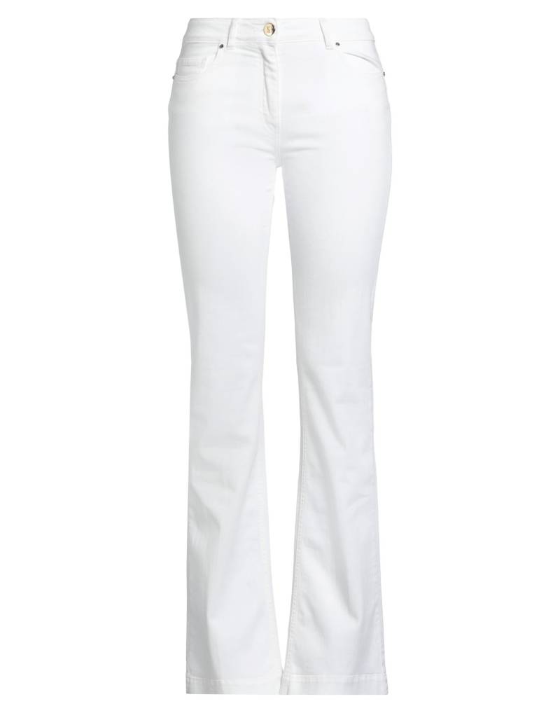 SIMONA CORSELLINI Jeanshose Damen Weiß von SIMONA CORSELLINI
