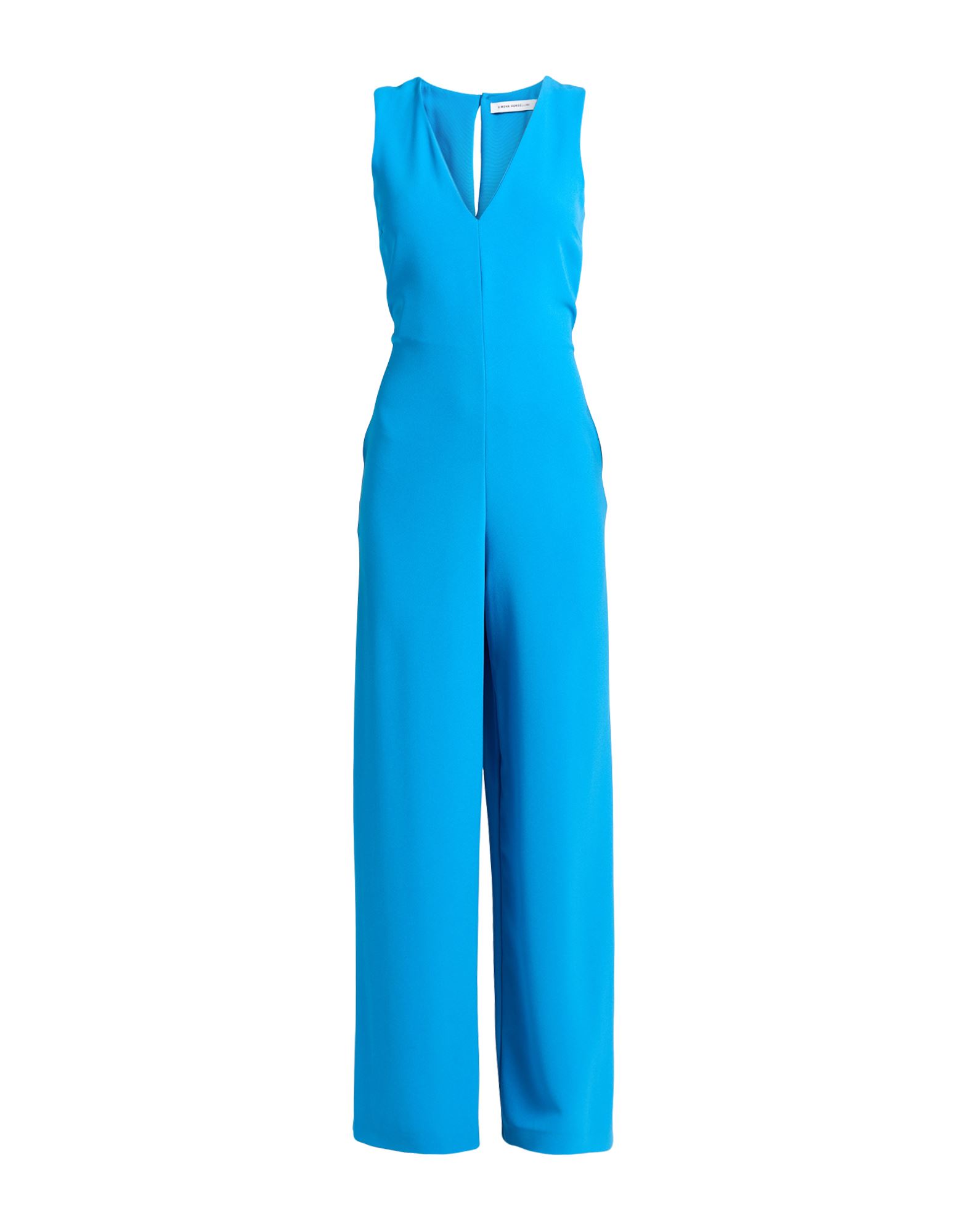 SIMONA CORSELLINI Jumpsuit Damen Azurblau von SIMONA CORSELLINI
