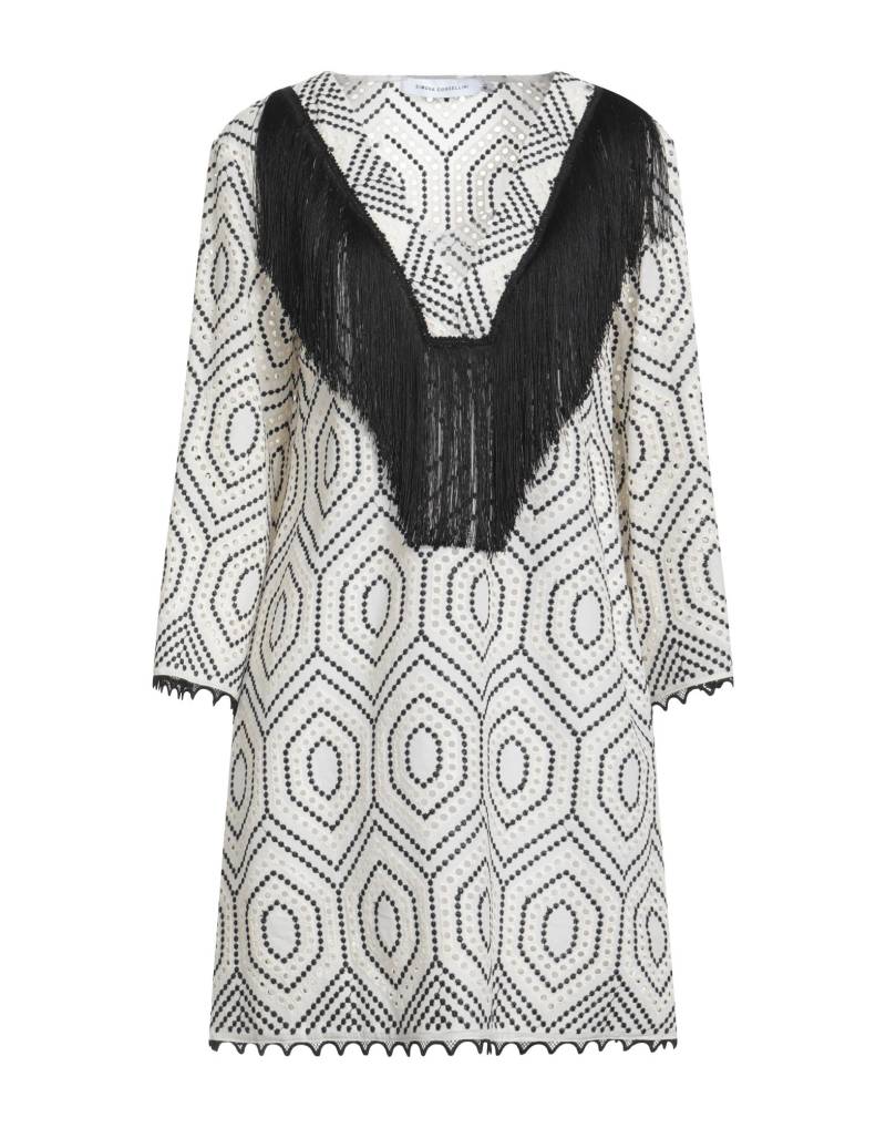 SIMONA CORSELLINI Mini-kleid Damen Weiß von SIMONA CORSELLINI