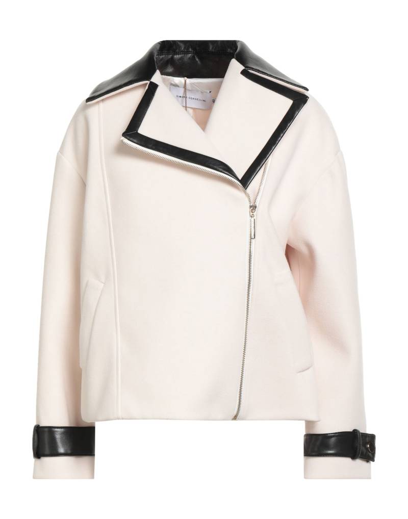 SIMONA CORSELLINI Jacke & Anorak Damen Elfenbein von SIMONA CORSELLINI