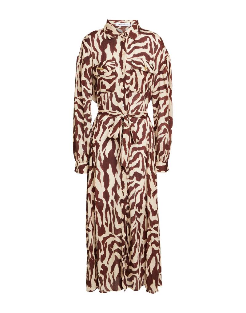 SIMONA CORSELLINI Midi-kleid Damen Beige von SIMONA CORSELLINI