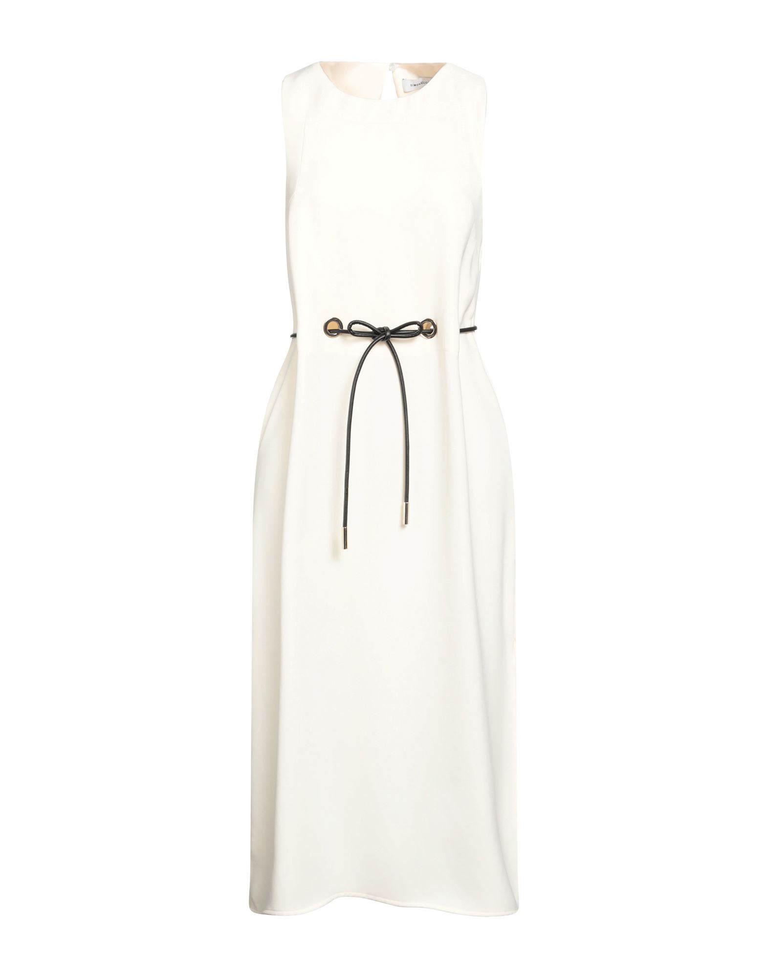 SIMONA CORSELLINI Midi-kleid Damen Elfenbein von SIMONA CORSELLINI
