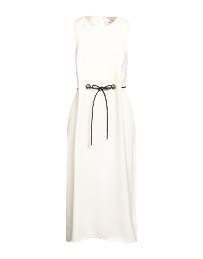 SIMONA CORSELLINI Midi-kleid Damen Elfenbein von SIMONA CORSELLINI