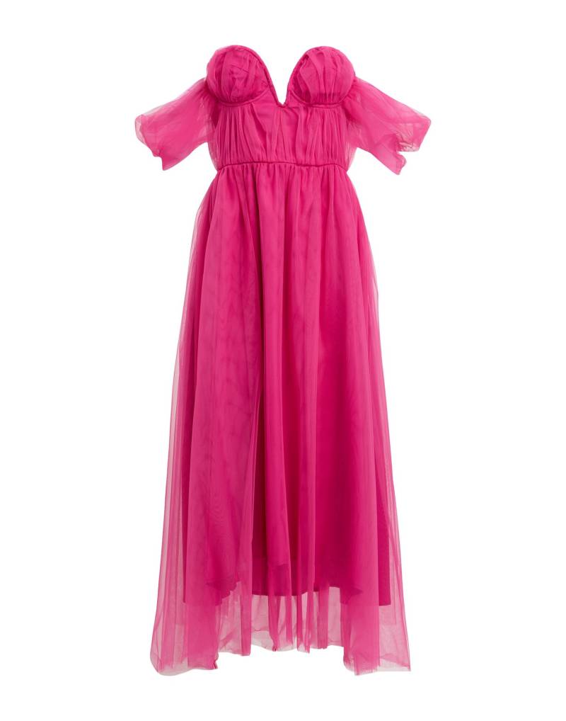 SIMONA CORSELLINI Midi-kleid Damen Fuchsia von SIMONA CORSELLINI