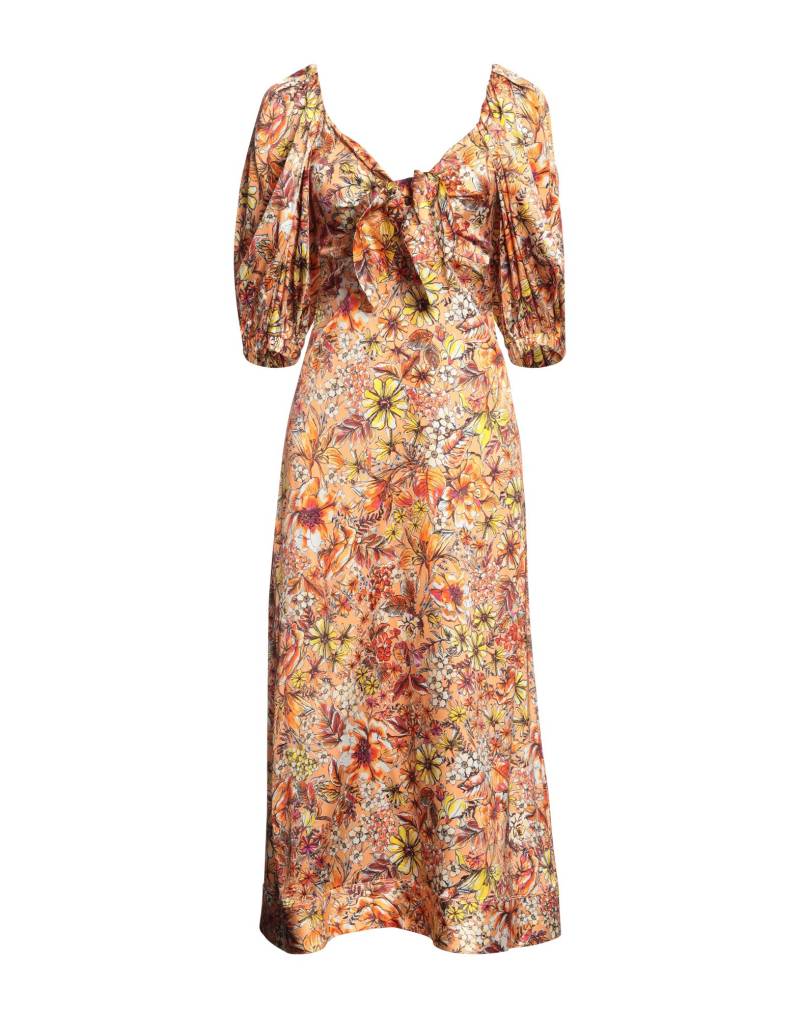 SIMONA CORSELLINI Midi-kleid Damen Lachs von SIMONA CORSELLINI