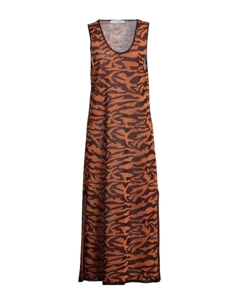 SIMONA CORSELLINI Midi-kleid Damen Orange von SIMONA CORSELLINI