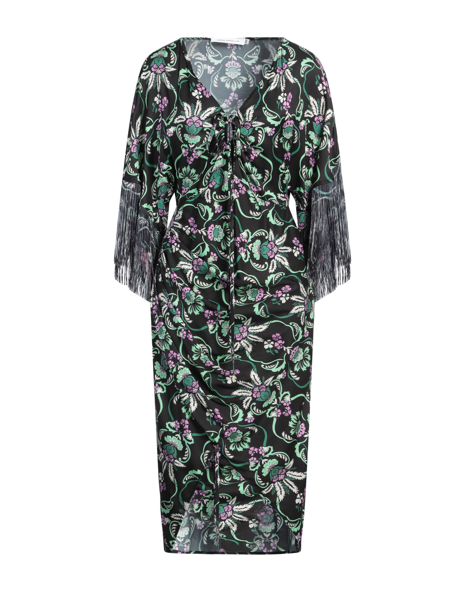 SIMONA CORSELLINI Midi-kleid Damen Schwarz SIMONA CORSELLINI Midi-kleid Damen Schwarz von SIMONA CORSELLINI