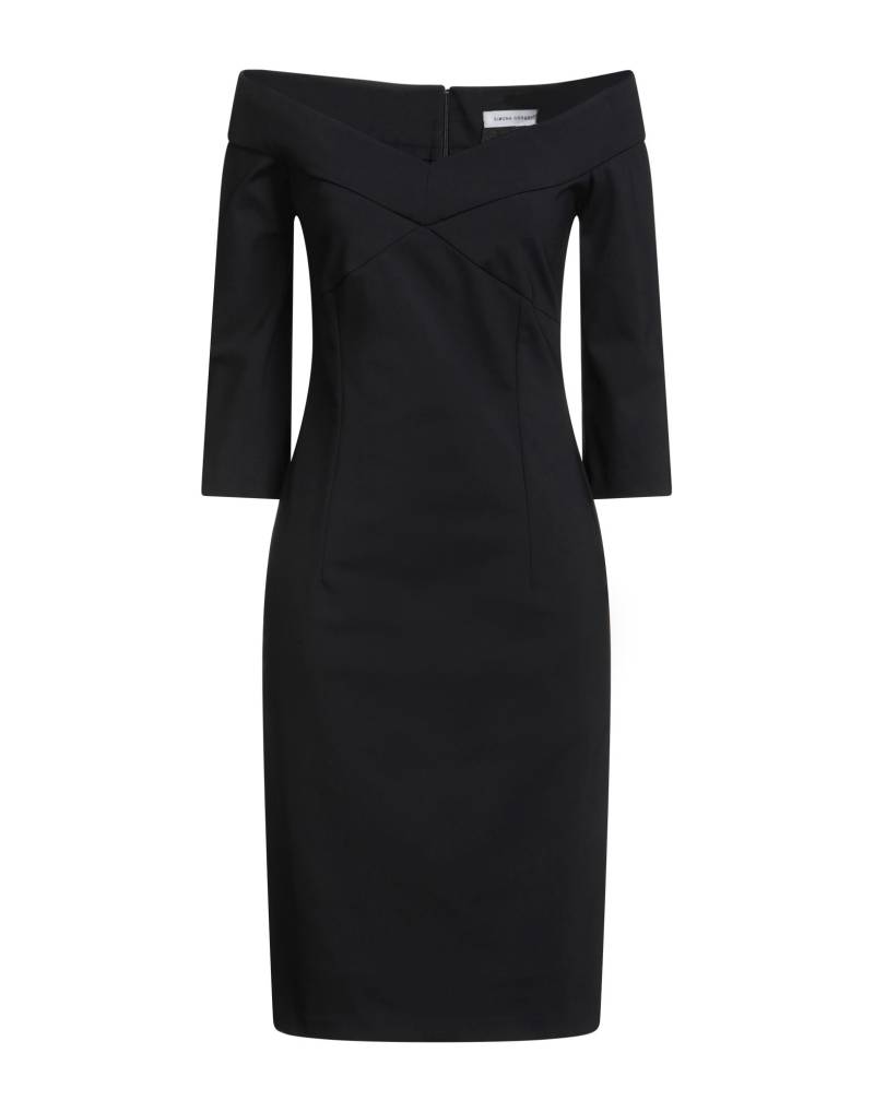 SIMONA CORSELLINI Midi-kleid Damen Schwarz von SIMONA CORSELLINI