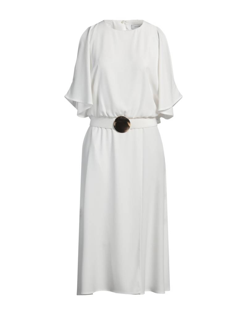 SIMONA CORSELLINI Midi-kleid Damen Weiß von SIMONA CORSELLINI