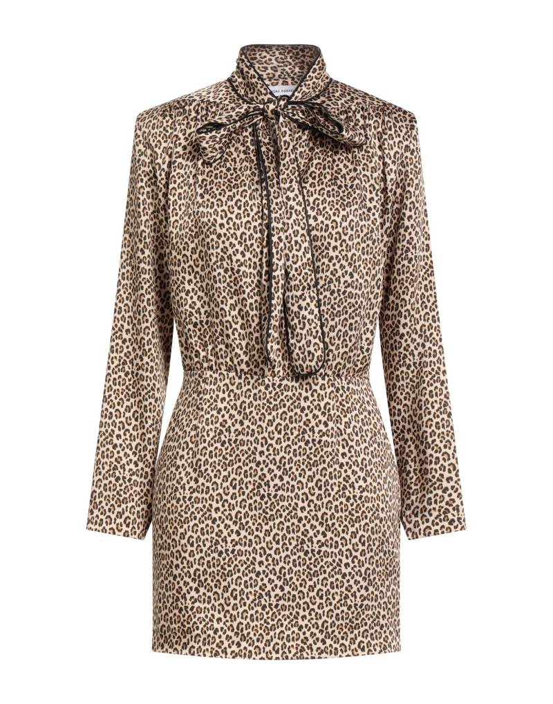 SIMONA CORSELLINI Mini-kleid Damen Beige von SIMONA CORSELLINI
