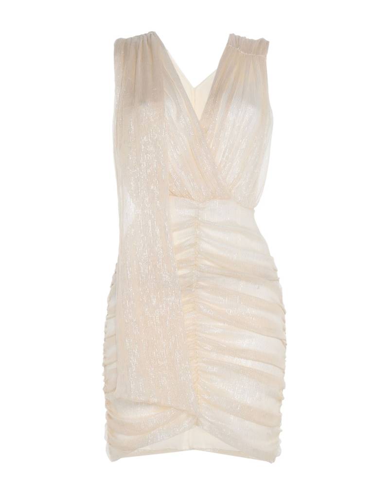 SIMONA CORSELLINI Mini-kleid Damen Beige von SIMONA CORSELLINI