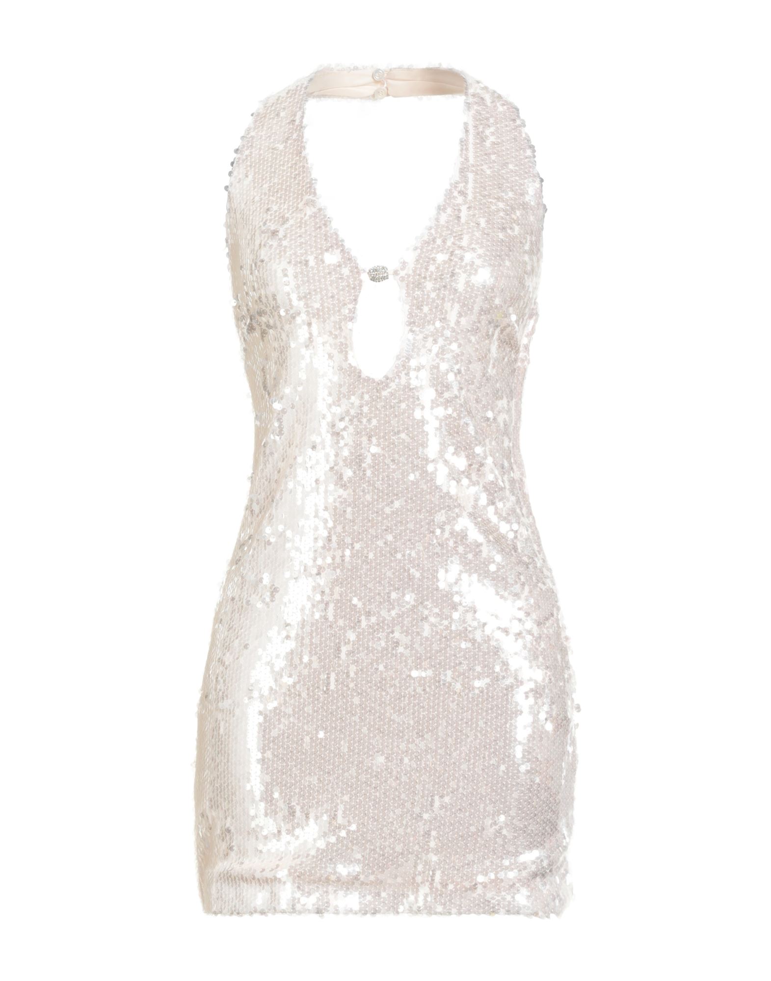 SIMONA CORSELLINI Mini-kleid Damen Cremeweiß von SIMONA CORSELLINI