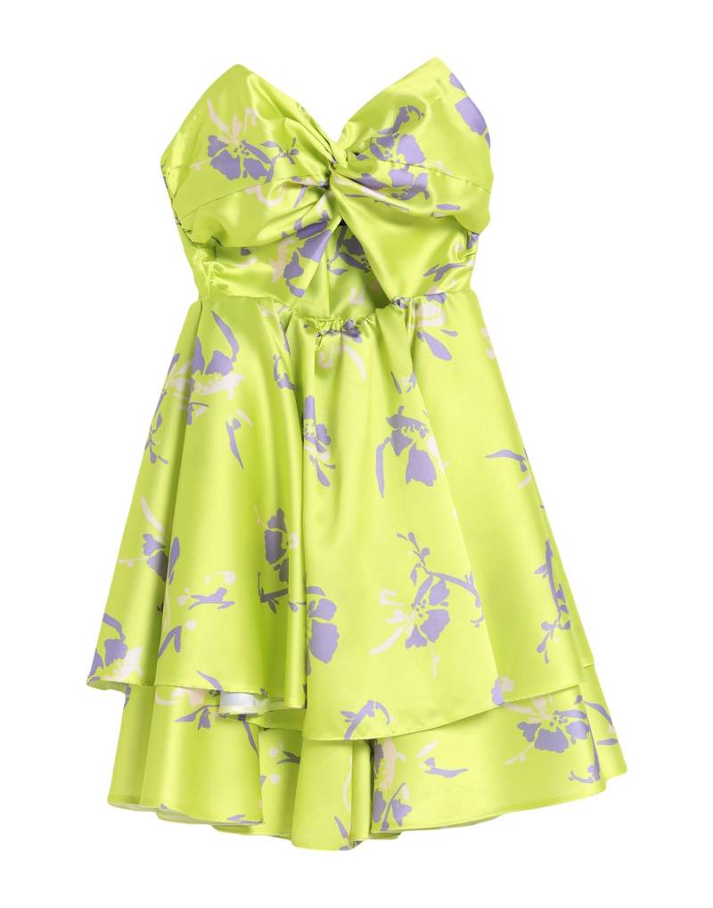 SIMONA CORSELLINI Mini-kleid Damen Limettengrün von SIMONA CORSELLINI