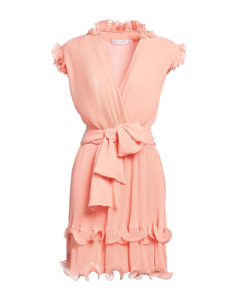 SIMONA CORSELLINI Mini-kleid Damen Lachs von SIMONA CORSELLINI