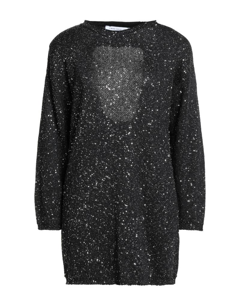 SIMONA CORSELLINI Mini-kleid Damen Schwarz von SIMONA CORSELLINI