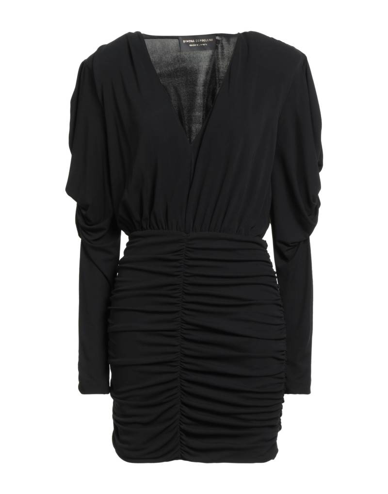 SIMONA CORSELLINI Mini-kleid Damen Schwarz von SIMONA CORSELLINI