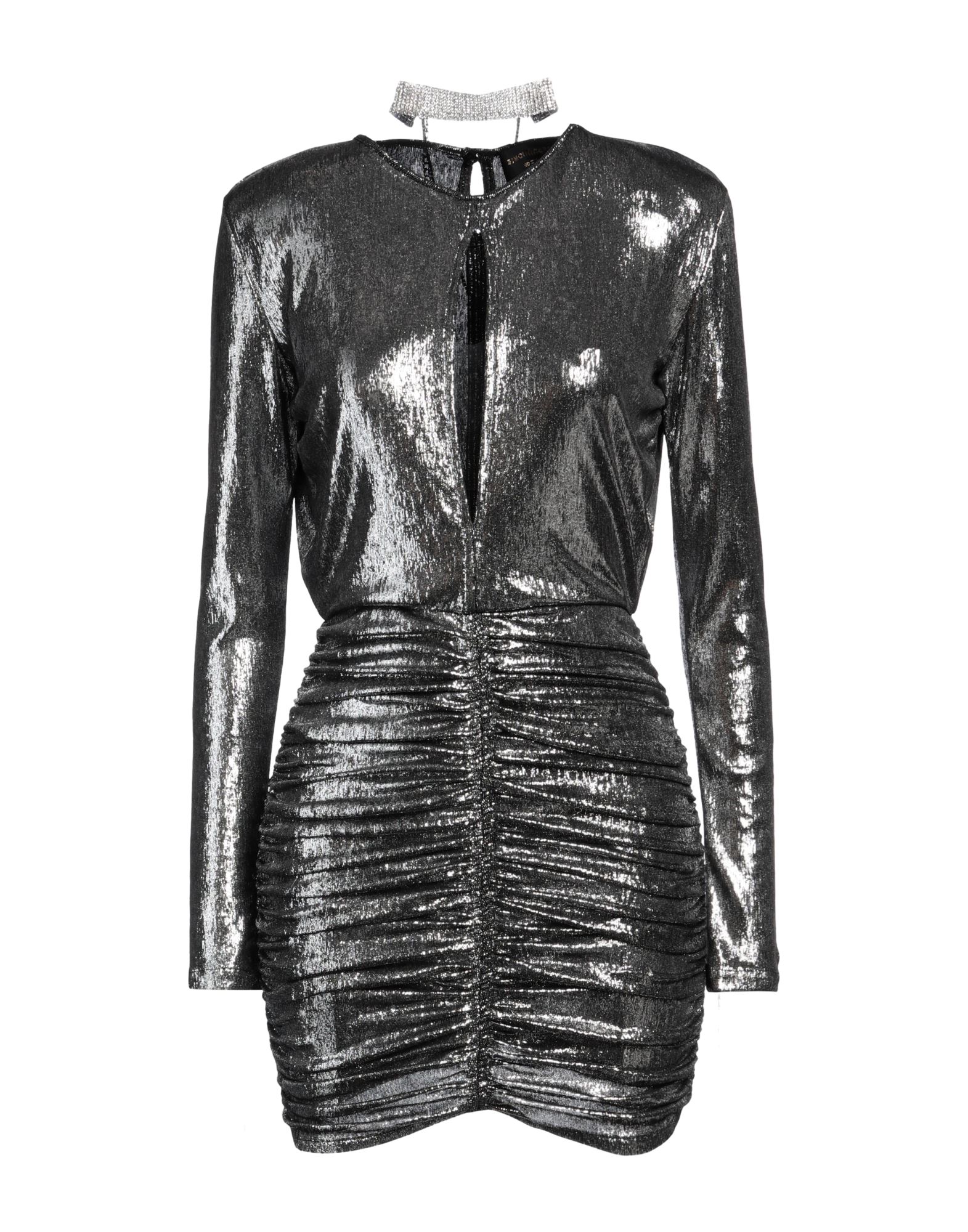 SIMONA CORSELLINI Mini-kleid Damen Silber SIMONA CORSELLINI Mini-kleid Damen Silber von SIMONA CORSELLINI