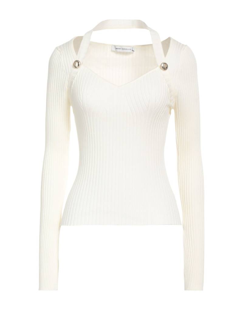 SIMONA CORSELLINI Pullover Damen Elfenbein von SIMONA CORSELLINI
