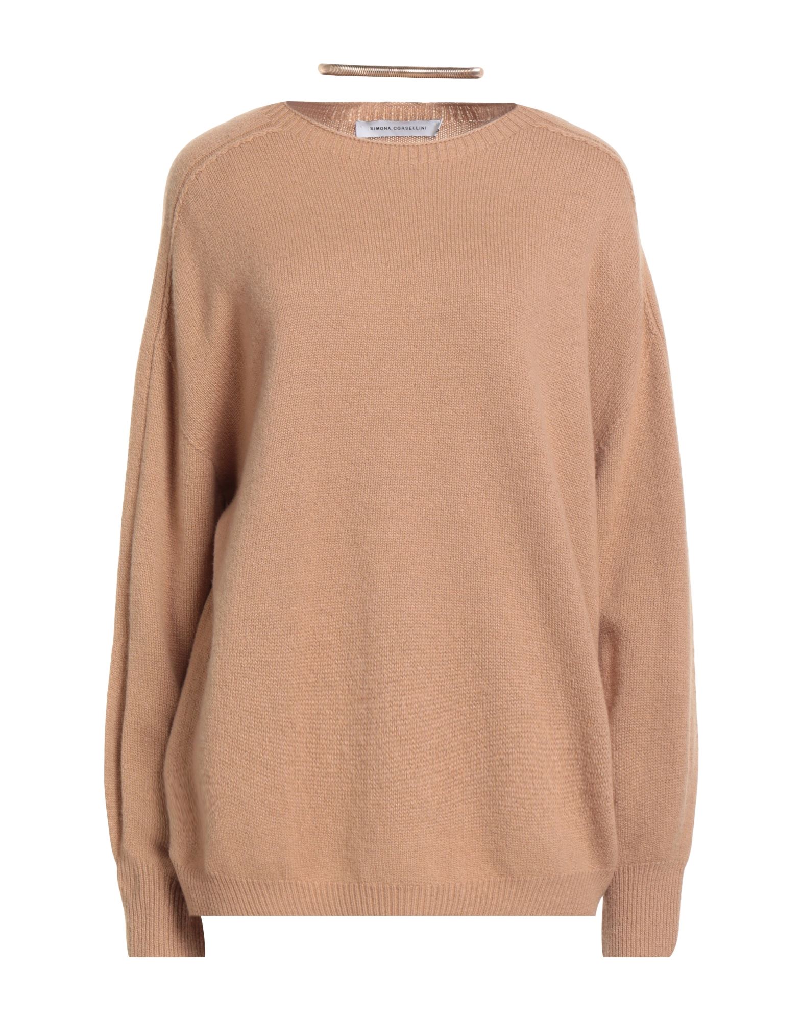 SIMONA CORSELLINI Pullover Damen Kamel von SIMONA CORSELLINI