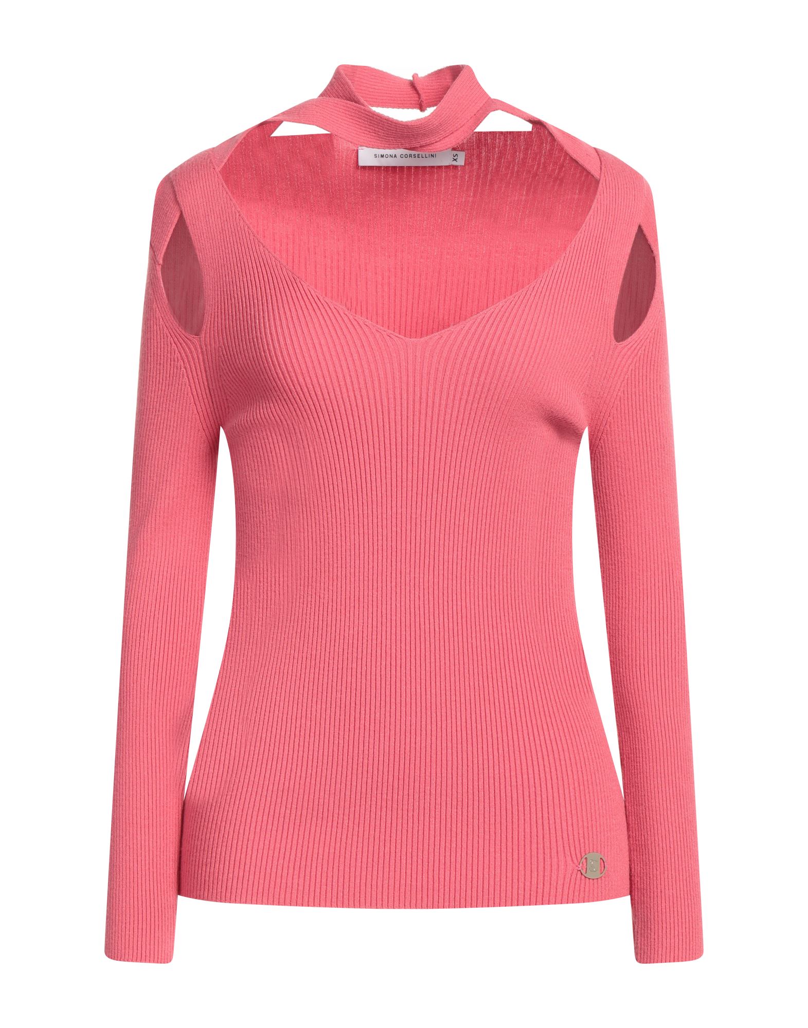 SIMONA CORSELLINI Pullover Damen Koralle von SIMONA CORSELLINI