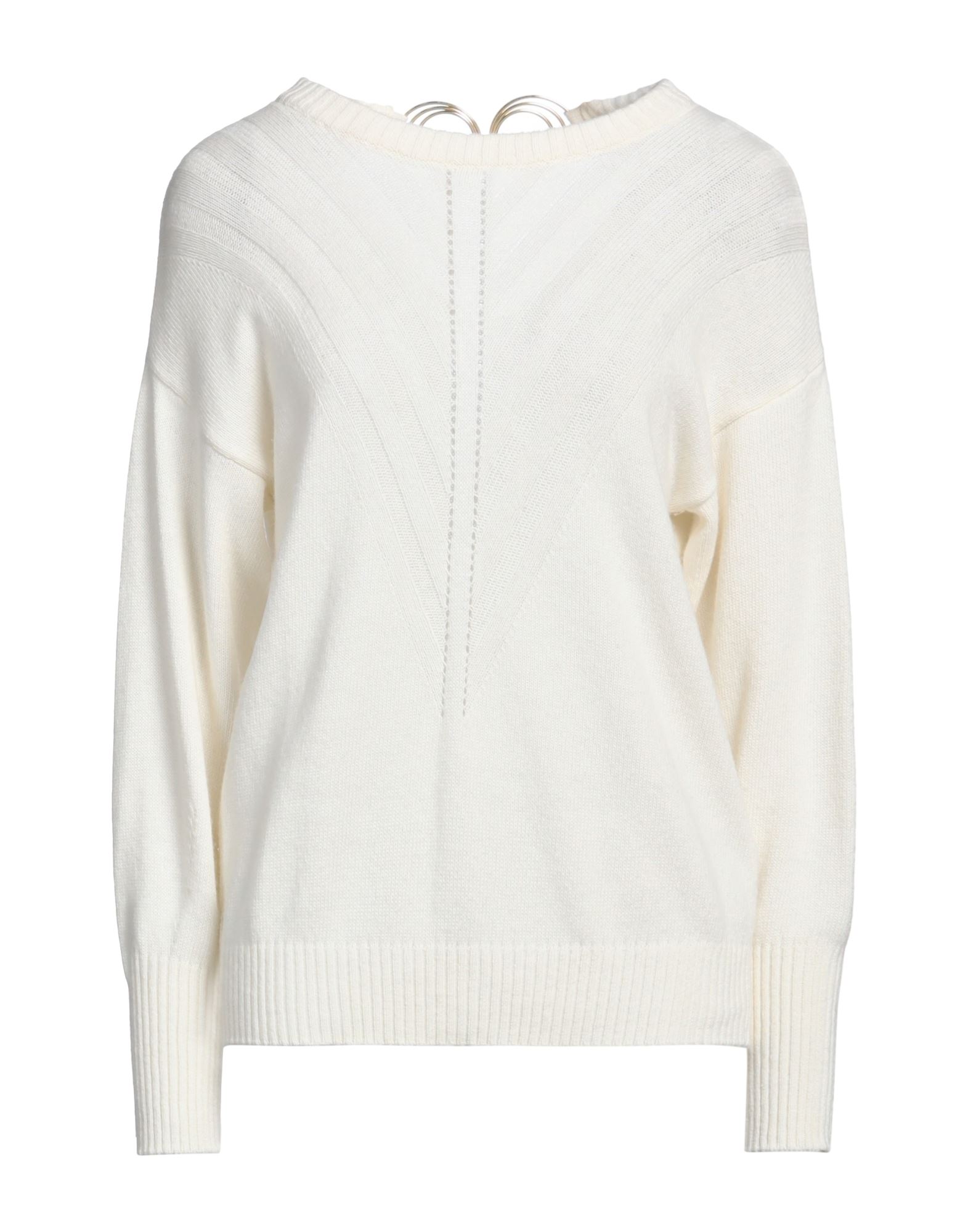 SIMONA CORSELLINI Pullover Damen Off white von SIMONA CORSELLINI