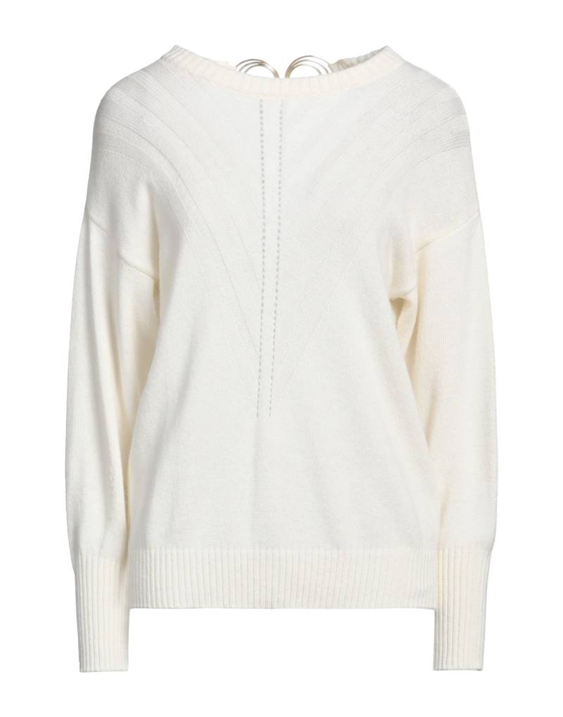 SIMONA CORSELLINI Pullover Damen Off white von SIMONA CORSELLINI