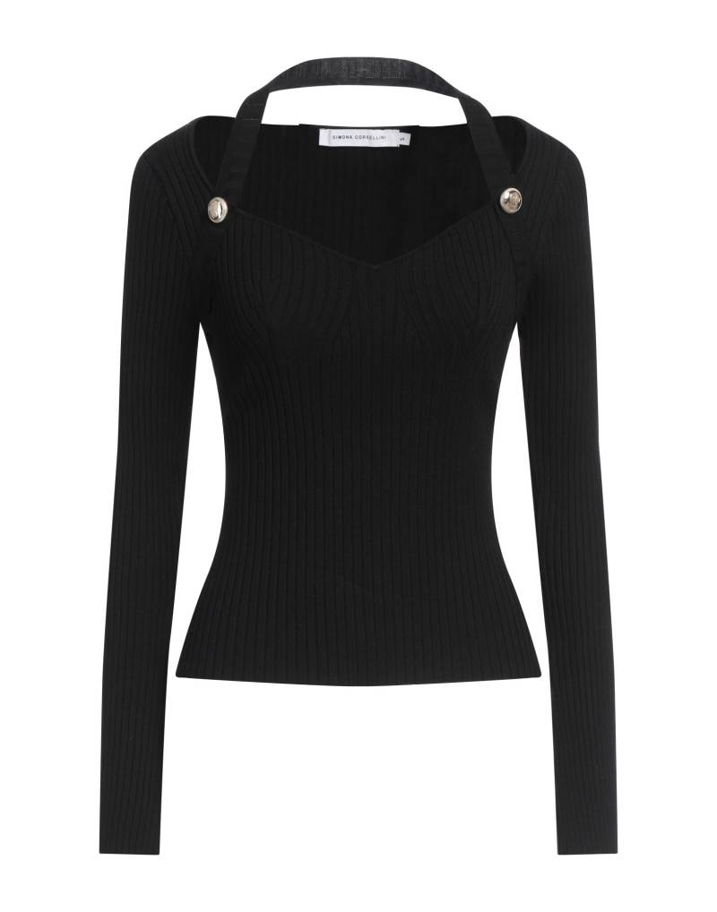 SIMONA CORSELLINI Pullover Damen Schwarz von SIMONA CORSELLINI