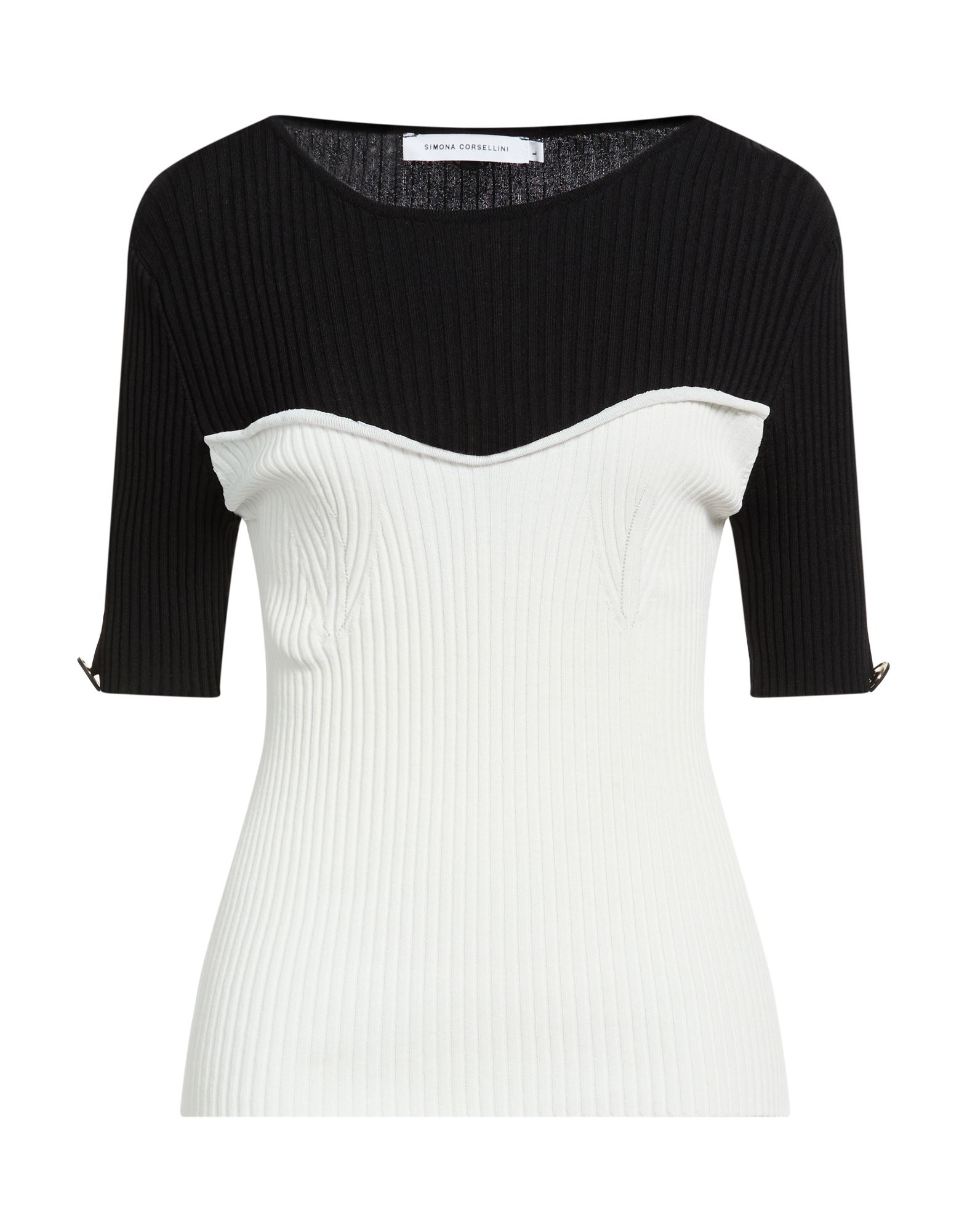 SIMONA CORSELLINI Pullover Damen Schwarz von SIMONA CORSELLINI