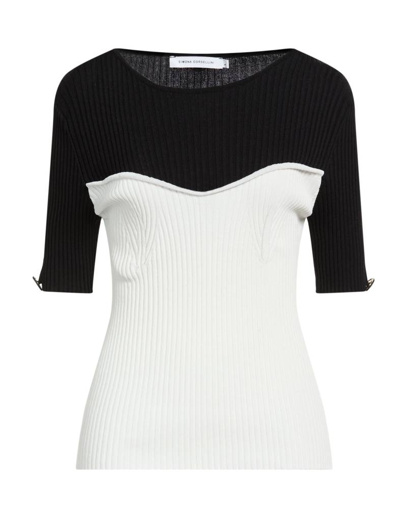 SIMONA CORSELLINI Pullover Damen Schwarz von SIMONA CORSELLINI